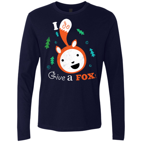 T-Shirts Midnight Navy / S Giving a Fox Men's Premium Long Sleeve