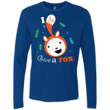 T-Shirts Royal / S Giving a Fox Men's Premium Long Sleeve