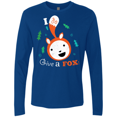 T-Shirts Royal / S Giving a Fox Men's Premium Long Sleeve