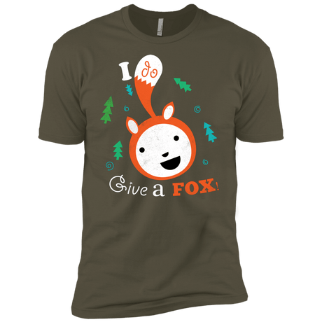 T-Shirts Military Green / X-Small Giving a Fox Men's Premium T-Shirt