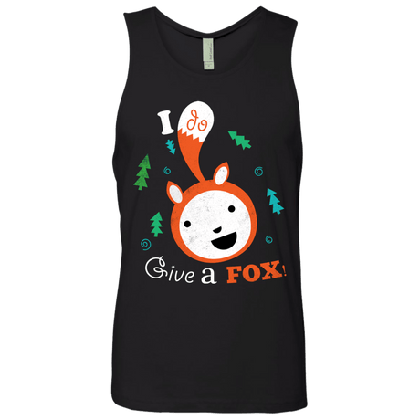 T-Shirts Black / S Giving a Fox Men's Premium Tank Top