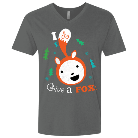 T-Shirts Heavy Metal / X-Small Giving a Fox Men's Premium V-Neck