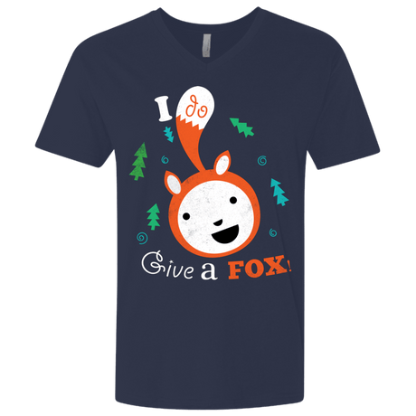 T-Shirts Midnight Navy / X-Small Giving a Fox Men's Premium V-Neck