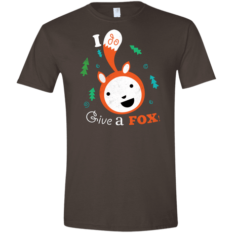 T-Shirts Dark Chocolate / S Giving a Fox Men's Semi-Fitted Softstyle