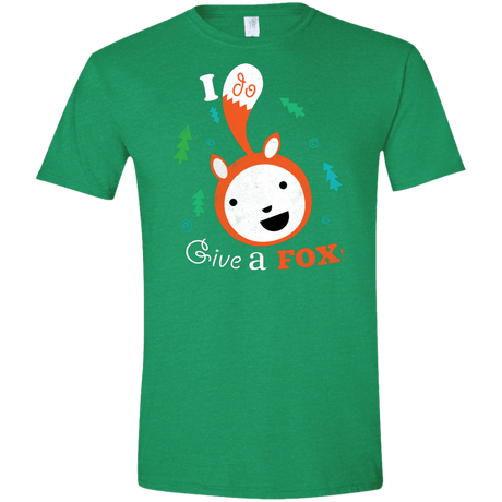 T-Shirts Heather Irish Green / S Giving a Fox Men's Semi-Fitted Softstyle