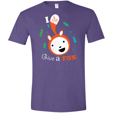 T-Shirts Heather Purple / S Giving a Fox Men's Semi-Fitted Softstyle