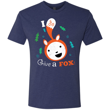 T-Shirts Vintage Navy / S Giving a Fox Men's Triblend T-Shirt