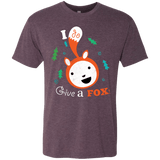 T-Shirts Vintage Purple / S Giving a Fox Men's Triblend T-Shirt