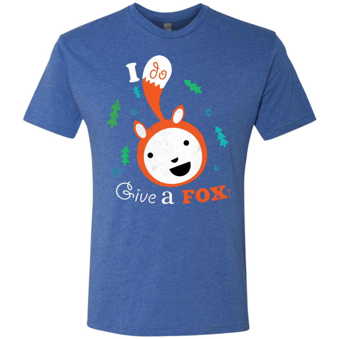 T-Shirts Vintage Royal / S Giving a Fox Men's Triblend T-Shirt