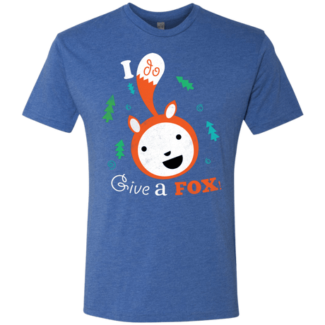 T-Shirts Vintage Royal / S Giving a Fox Men's Triblend T-Shirt
