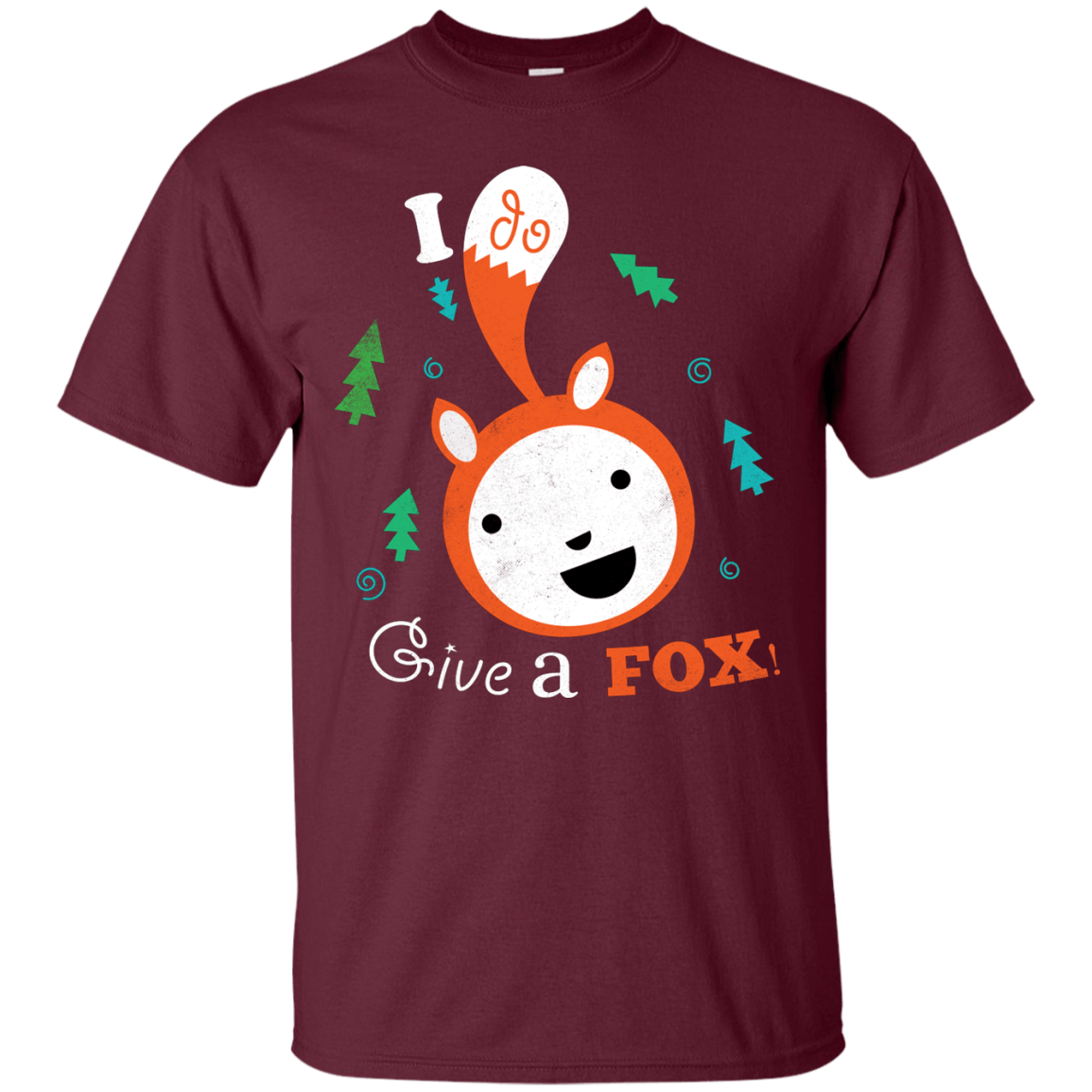 T-Shirts Maroon / S Giving a Fox T-Shirt