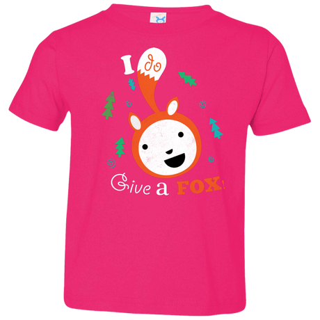 T-Shirts Hot Pink / 2T Giving a Fox Toddler Premium T-Shirt