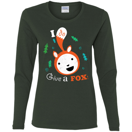 T-Shirts Forest / S Giving a Fox Women's Long Sleeve T-Shirt
