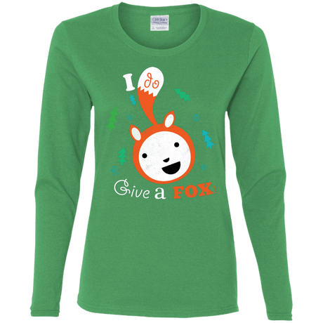 T-Shirts Irish Green / S Giving a Fox Women's Long Sleeve T-Shirt