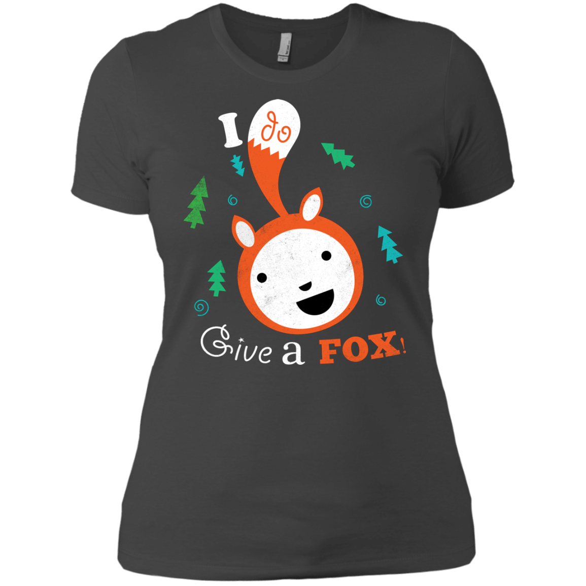 T-Shirts Heavy Metal / X-Small Giving a Fox Women's Premium T-Shirt
