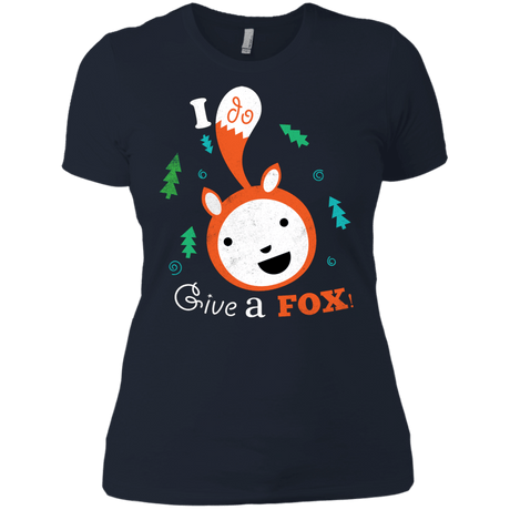 T-Shirts Midnight Navy / X-Small Giving a Fox Women's Premium T-Shirt