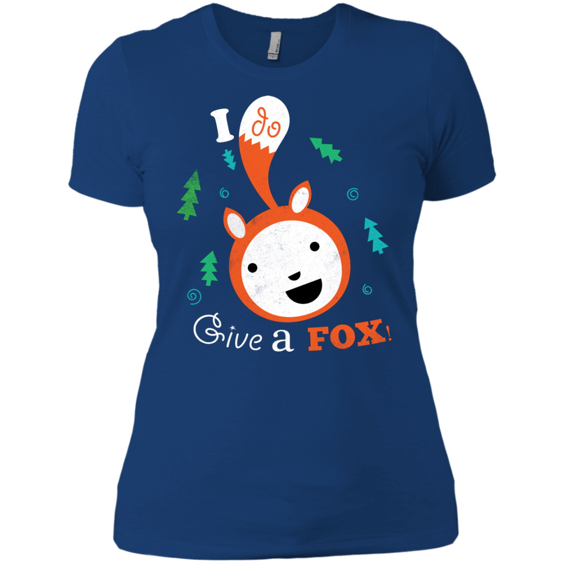 T-Shirts Royal / X-Small Giving a Fox Women's Premium T-Shirt