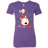 T-Shirts Purple Rush / S Giving a Fox Women's Triblend T-Shirt