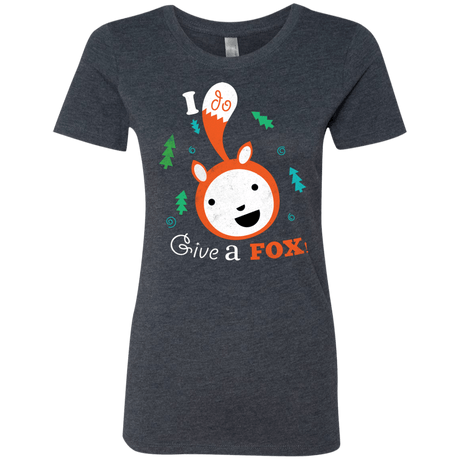 T-Shirts Vintage Navy / S Giving a Fox Women's Triblend T-Shirt