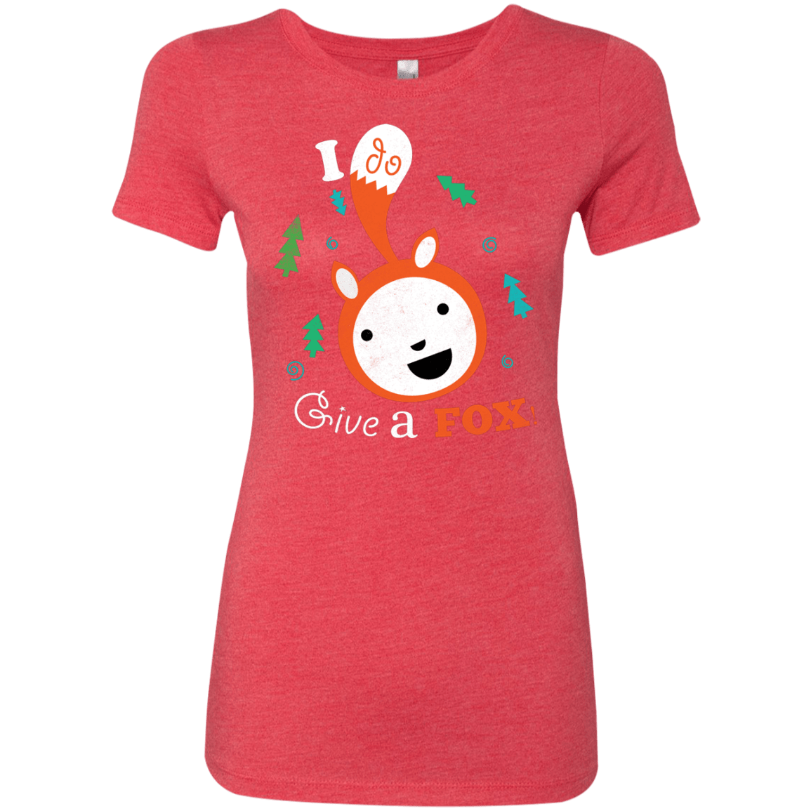 T-Shirts Vintage Red / S Giving a Fox Women's Triblend T-Shirt