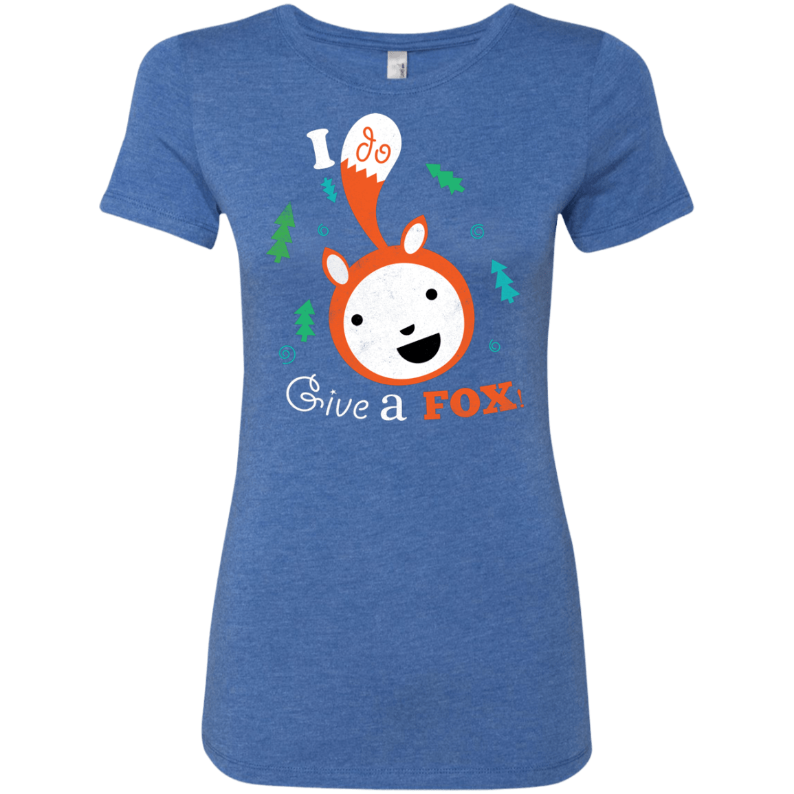 T-Shirts Vintage Royal / S Giving a Fox Women's Triblend T-Shirt