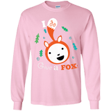 T-Shirts Light Pink / YS Giving a Fox Youth Long Sleeve T-Shirt
