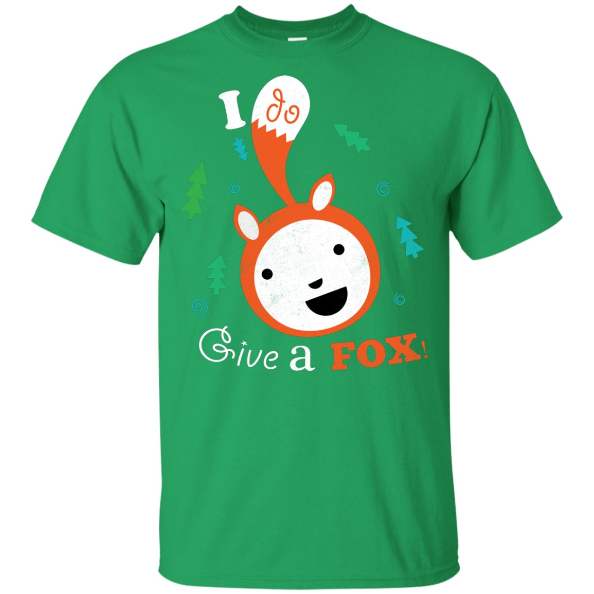 T-Shirts Irish Green / YXS Giving a Fox Youth T-Shirt