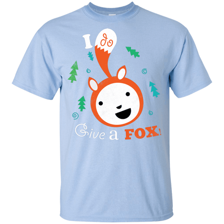 T-Shirts Light Blue / YXS Giving a Fox Youth T-Shirt