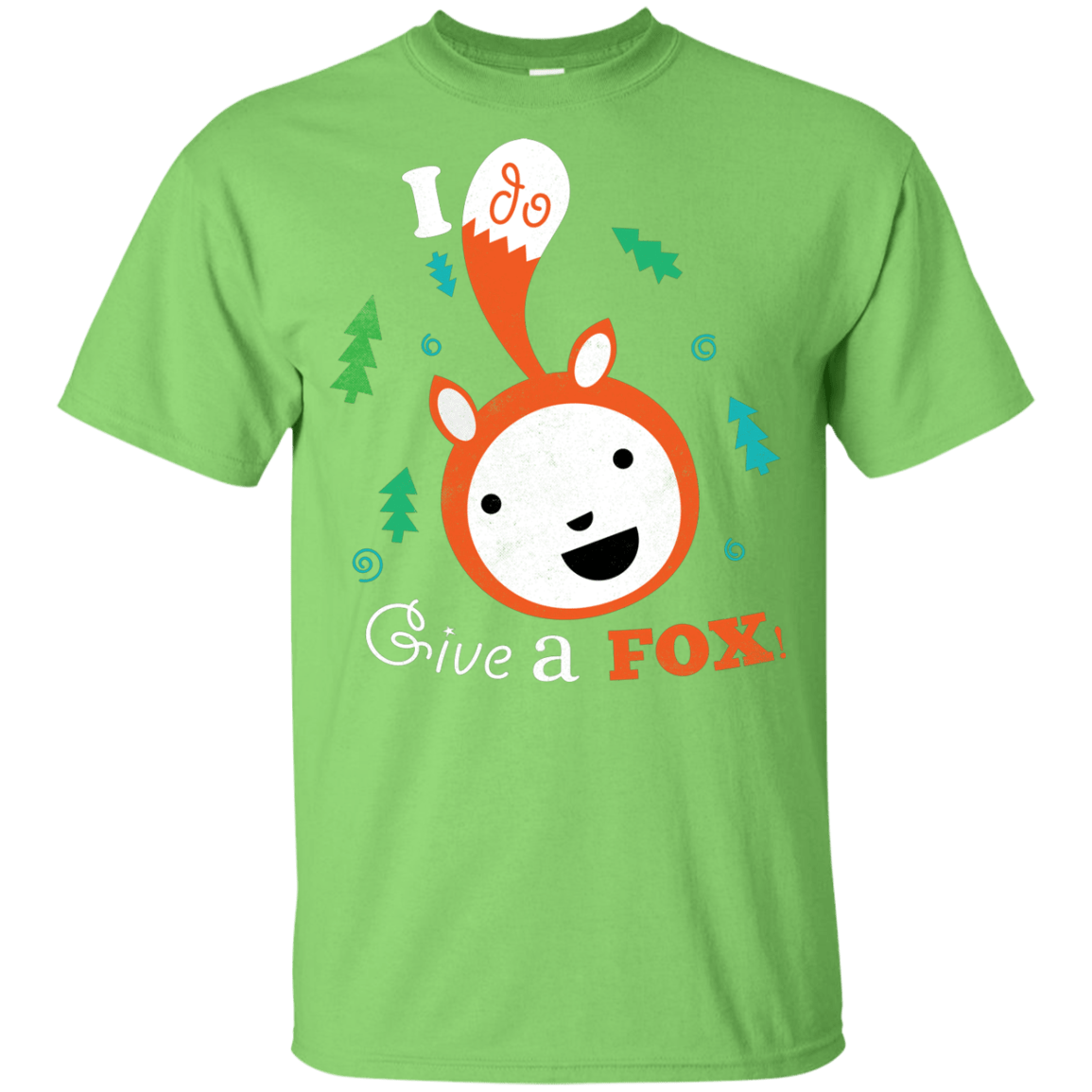 T-Shirts Lime / YXS Giving a Fox Youth T-Shirt