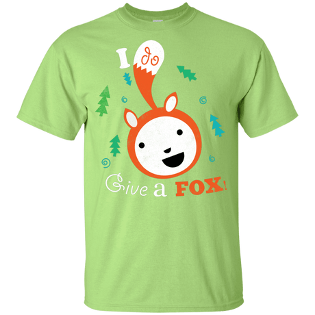 T-Shirts Mint Green / YXS Giving a Fox Youth T-Shirt