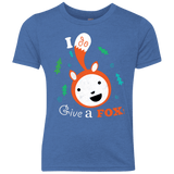 T-Shirts Vintage Royal / YXS Giving a Fox Youth Triblend T-Shirt