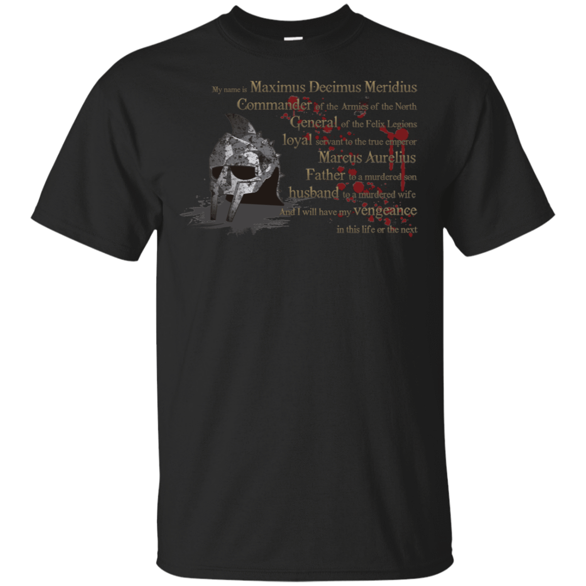 T-Shirts Black / S Gladiator T-Shirt