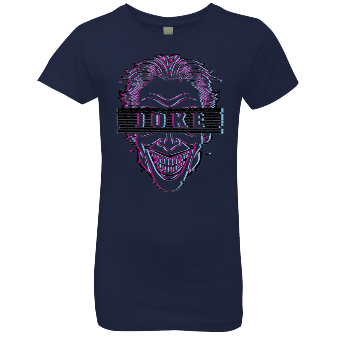 T-Shirts Midnight Navy / YXS Glitch Joke Girls Premium T-Shirt