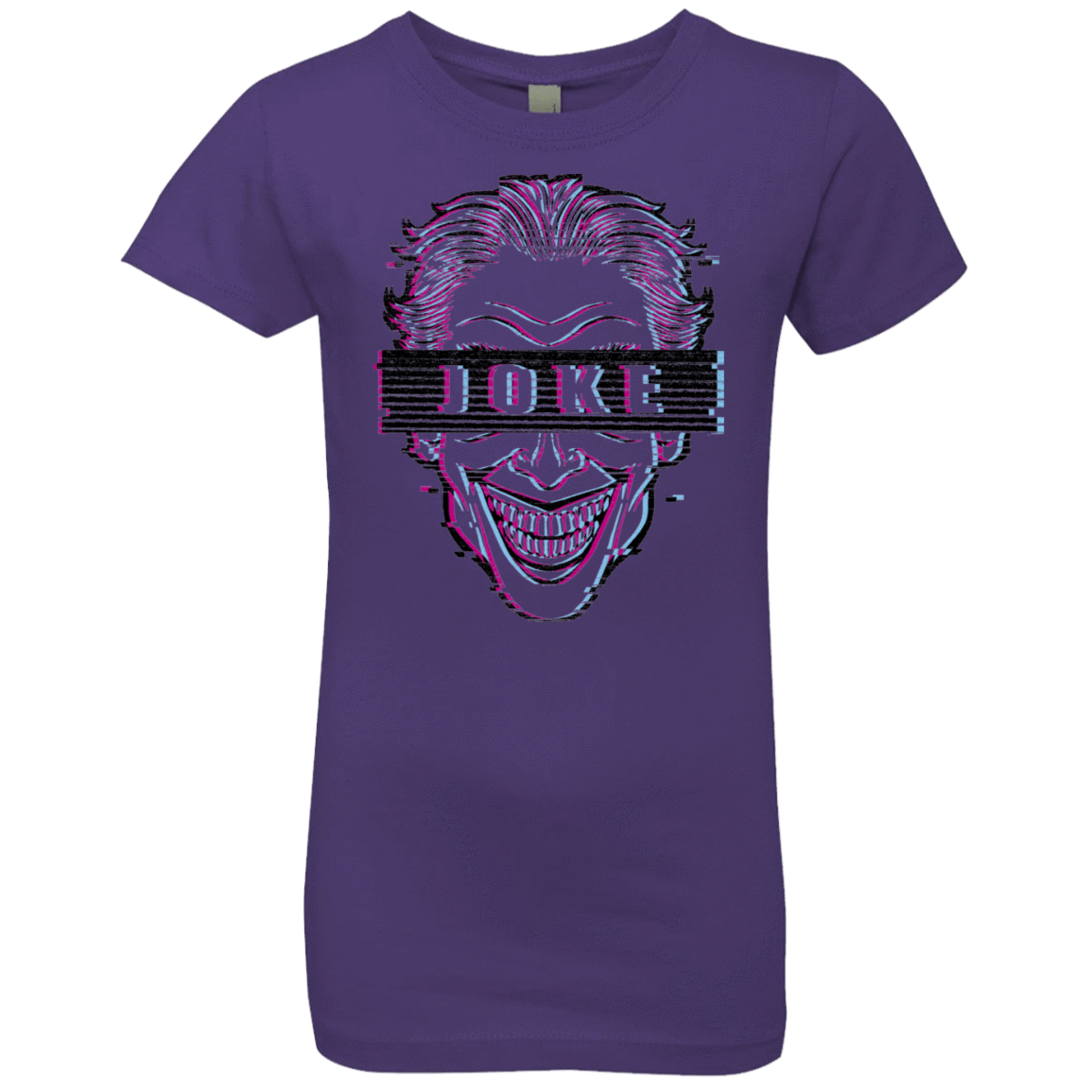 T-Shirts Purple Rush / YXS Glitch Joke Girls Premium T-Shirt