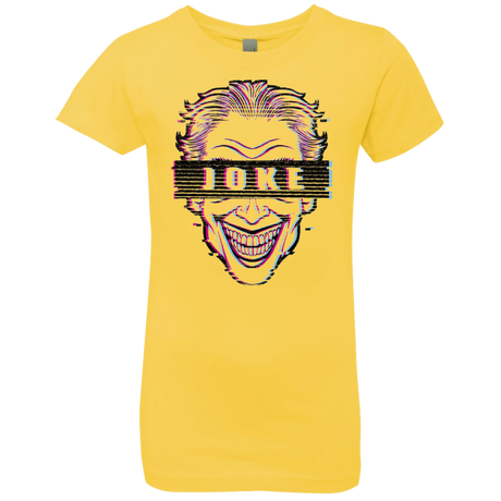 T-Shirts Vibrant Yellow / YXS Glitch Joke Girls Premium T-Shirt