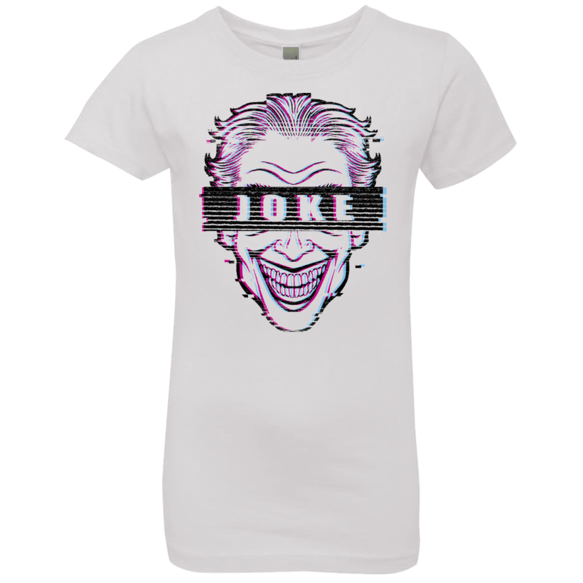 T-Shirts White / YXS Glitch Joke Girls Premium T-Shirt