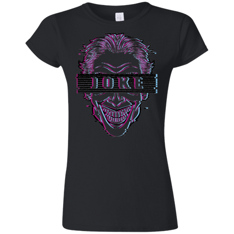 T-Shirts Black / S Glitch Joke Junior Slimmer-Fit T-Shirt