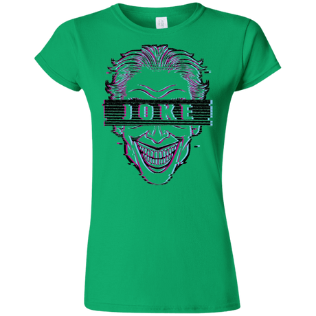T-Shirts Irish Green / S Glitch Joke Junior Slimmer-Fit T-Shirt