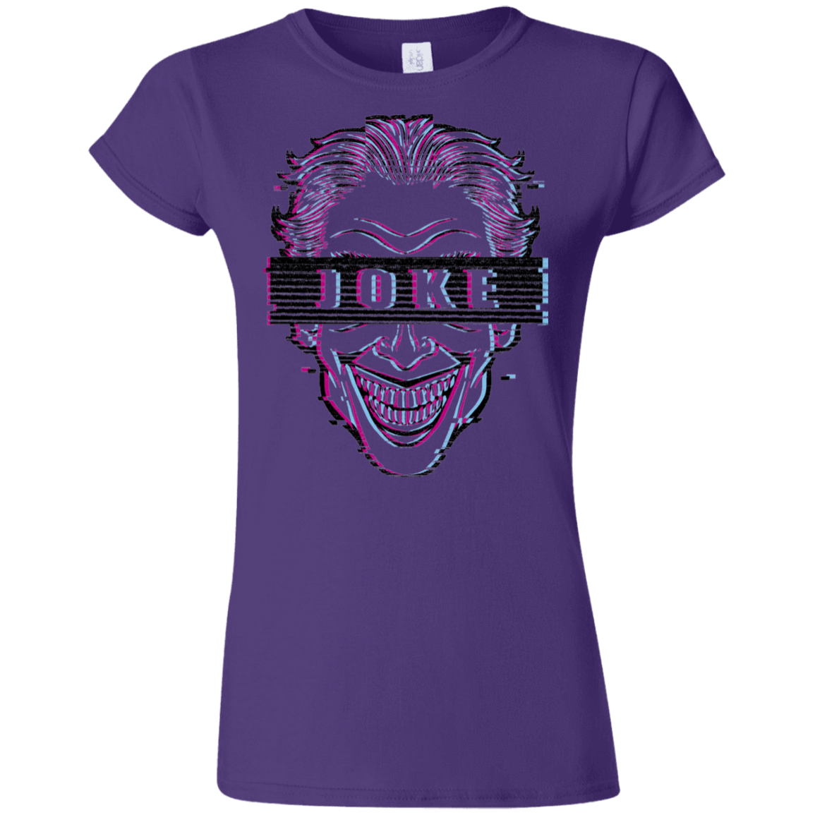 T-Shirts Purple / S Glitch Joke Junior Slimmer-Fit T-Shirt