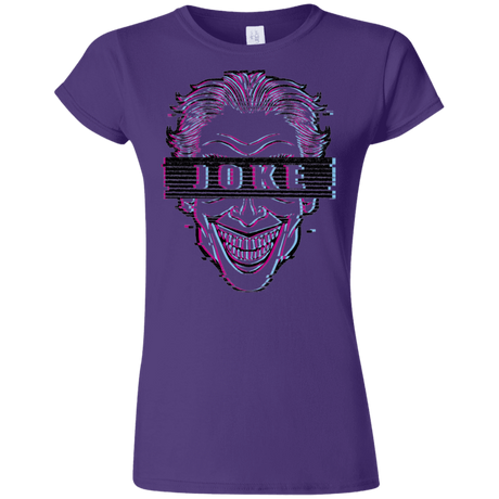 T-Shirts Purple / S Glitch Joke Junior Slimmer-Fit T-Shirt