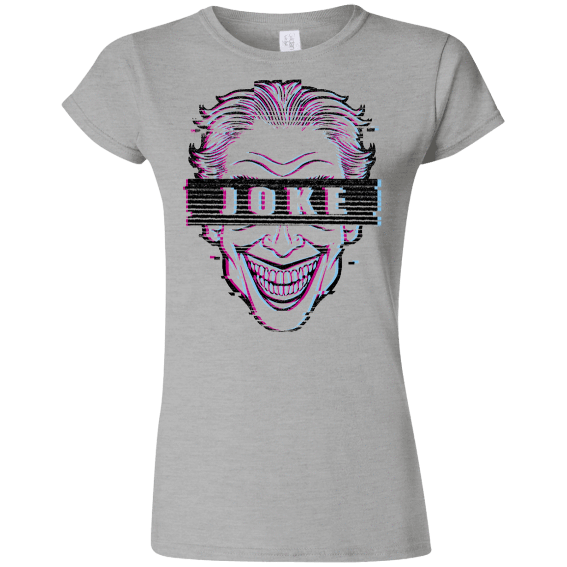 T-Shirts Sport Grey / S Glitch Joke Junior Slimmer-Fit T-Shirt