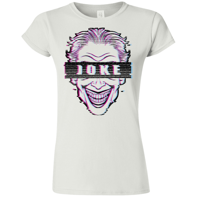 T-Shirts White / S Glitch Joke Junior Slimmer-Fit T-Shirt