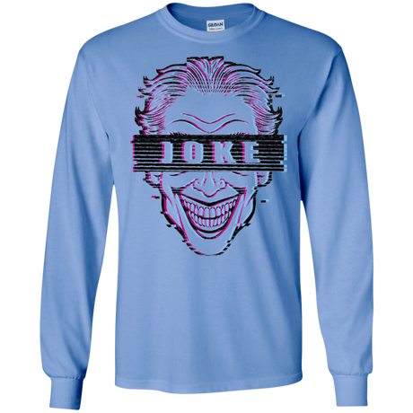 T-Shirts Carolina Blue / S Glitch Joke Men's Long Sleeve T-Shirt