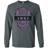 T-Shirts Dark Heather / S Glitch Joke Men's Long Sleeve T-Shirt