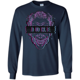 T-Shirts Navy / S Glitch Joke Men's Long Sleeve T-Shirt