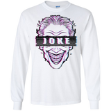 T-Shirts White / S Glitch Joke Men's Long Sleeve T-Shirt