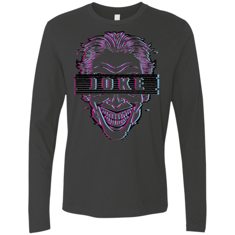 T-Shirts Heavy Metal / S Glitch Joke Men's Premium Long Sleeve