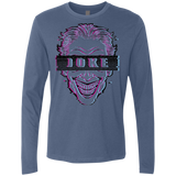 T-Shirts Indigo / S Glitch Joke Men's Premium Long Sleeve