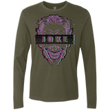 T-Shirts Military Green / S Glitch Joke Men's Premium Long Sleeve
