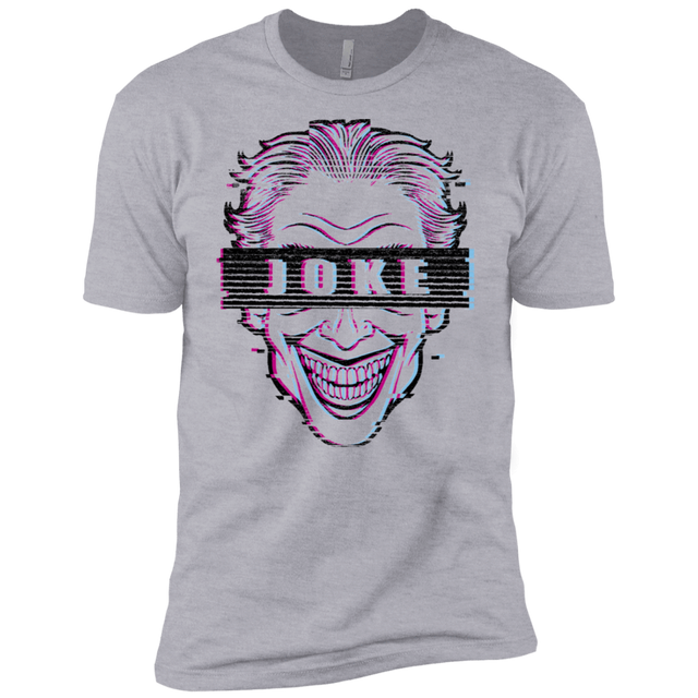 T-Shirts Heather Grey / X-Small Glitch Joke Men's Premium T-Shirt